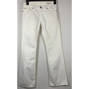 Chip & Pepper Pamela Jeans Women's 29" Waist White Distressed Flare Vintage